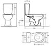 cumpără Vas WC Keramin POZITANO 90 (cu rezervor si capac) în Chișinău 