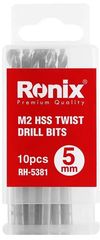 купить Сверло Ronix RH-5381 Set burghiu 5mm-M2 (10buc) в Кишинёве 