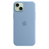iPhone 15 Plus Silicone Case with MagSafe - Winter Blue 