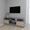 cumpără Comodă TV Smartex (16537) Т9 180cm TV Grafit+Stejar Deschis în Chișinău 