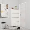 купить Полка для обуви Mobildor-Lux Leo Slim 90x16x164H cm White в Кишинёве 