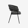 купить Комплект стол и стулья Evelin di Costacurta стол DT-533R B + 4 стула YTC-097B UF Blu-14 (Dark grey) в Кишинёве 