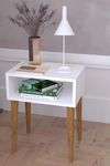 cumpără Casetieră Remaks Retro Nightstand White în Chișinău 