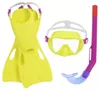 купить Аксессуар для плавания Bestway 25039BW Set de înot (labe, mască, snorkel), 2 culori в Кишинёве 