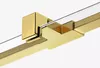cumpără Cabină de duș New Trendy Avexa Gold brushed Rectangular R 100x100x200 Hinged EXK-1759 în Chișinău 