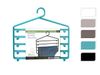 купить Вешалка для одежды Holland 30770 Storage Solutions Набор вешалок пластиковых для брюк 2шт 5 ярусов в Кишинёве 