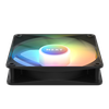 PC Case Fan NZXT F120 RGB Core, 120x120x26mm, 8 LEDs,33.8dB, 78.86CFM, 500-1800RPM, FDB, 4 Pin,Black 