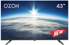 Телевизор 43" LED SMART TV OZON H43S7000R, 1920x1080 FHD, Android TV, Black 