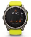cumpără Ceas inteligent Garmin Fenix 8 – 51 mm, Solar, Sapphire, Titanium with Amp yellow (010-02907-21) în Chișinău 