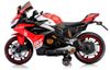 cumpără Mașină electrică pentru copii Richi (56782) Motocicleta rosie pe acumulator pentru copii (011) în Chișinău 