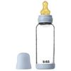 купить Поильник BIBS 5020231 Biberon din sticla anticolici Baby Blue cu tetina din latex 3+ luni, 240ml в Кишинёве 