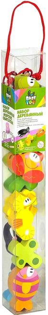 купить Игрушка Tooky Toy R25 /26 (45462) Деревянный набор с морскими животными TKB511 в Кишинёве 