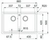 купить Мойка кухонная со смесителем Franke 114.0661.601 BFG 620 + Novara Plus Negru VN в Кишинёве 