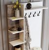 cumpără Mobilă pentru antreu Trendy Viyana D, Alb, 90x200x35cm (GTR001347) în Chișinău 