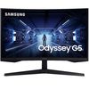 cumpără Monitor 27" Samsung Odyssey G5 C27G54TQW Curved 2K Gaming Monitor WIDE 16:9, 1ms, 144Hz, FreeSync Premium, Contrast 2500:1, HDR10, 2560x1440 WQHD, HDMI/Display Port, în Chișinău 