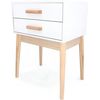 cumpără Noptieră Chomik Scandinavia COU8194 (White/Wood) în Chișinău 
