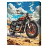 cumpără Tablou pe numere BrushMe BS54132 (în cutie) Motocicletă retro în Chișinău 