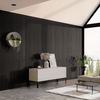 Riflaj decorativ din lemn Akupanel Charcoal