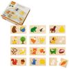 cumpără Puzzle Viga 51607 Joc de puzzle Ce mănâncă animalele? 24 elem. în Chișinău 