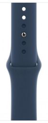 купить Смарт часы Apple Watch Series 7 GPS 45mm Blue Aluminium Case with Abyss Blue Sport Band MKN83 в Кишинёве 