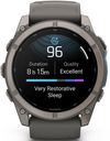купить Смарт часы Garmin Fenix 9, 51mm, Bare Ti, Pebble Gray Band (010-04763-01) в Кишинёве 