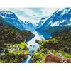 cumpără Tablou pe numere BrushMe BS28730 40x50cm (în cutie) Munții Alpi în Chișinău 