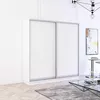 купить Шкаф Mobildor-Lux Fox uși glisante din PAL (210x60x230H cm) Alb в Кишинёве 