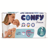Scutece pentru copii Confy Premium  ECO Nr.2 MINI  (3-6 kg),  40 buc.