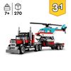 cumpără Set de construcție Lego 31146 Creator Camion plat cu elicopter în Chișinău 