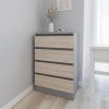 купить Комод Smartex (16037) Т1 70cm Grafit+Stejar Deschis в Кишинёве 