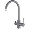 купить Смеситель кухонный Helika-AquaSanita 2963-202 SABIADUO Alumetallic в Кишинёве 