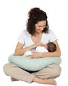 cumpără Pernă pentru gravide și mame care alăptează BabyJem 082 Perna pentru alaptare Flowers Green în Chișinău 