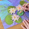 cumpără Set de creație Okto 10003 Tablou 3D cu plastilină ușoară 30x40сm, Nuferi în Chișinău 
