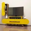 купить Тумба напольная для TV Trendy Trandafir S, Nuc, Galben 145x49x36cm в Кишинёве 