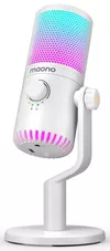 купить Микрофон для ПК Maono DM30RGB(White) в Кишинёве 
