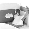 cumpără Lenjerie de pat pentru copii PernaMea Set lenjerie 8 piese Satin Urs Gri (PM.101608/1) în Chișinău 