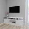 cumpără Comodă TV Smartex (16533) Т9 180cm TV Alb în Chișinău 