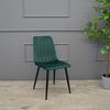 cumpără Scaun Deco DC-90P N57 Catifea Dark Green+Black Legs în Chișinău 