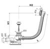 купить Сифон для ванны Polimat A55K-80-AI-01(6103065) automat crom в Кишинёве 