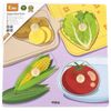 cumpără Puzzle Viga 44598 Puzzle din lemn cu buton Legume în Chișinău 
