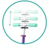 cumpără Trotinetă pentru copii MoMi Qkids Bro Purple în Chișinău 