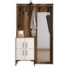 купить Мебель для прихожей Trendy Berlin BC, Nuc, Alb 120x200x35cm (GTR001353) в Кишинёве 