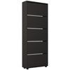 купить Полка для обуви Mobildor-Lux Leo 50x27x203H cm Anthracite в Кишинёве 