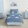 купить Домашний текстиль Relaxe Home Подростковое постельное бельё Soft Dreams 145x210 см Twinkling star в Кишинёве 