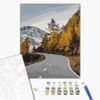 купить Картина по номерам BrushMe BS52373FC 40х50cm (fără cutie) Drum peisagistic в Кишинёве 