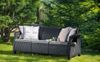 купить Набор садовой мебели Keter Corfu II Love Seat Max Graphite/Coolgray (258975) в Кишинёве 