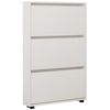 купить Полка для обуви Mobildor-Lux Leo Slim 100x16x125H cm White в Кишинёве 