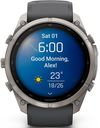 cumpără Ceas inteligent Garmin Fenix 9 Pro, 51mm, Ti w/Gpt/Blk bnd (010-04337-26) în Chișinău 