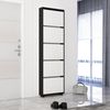 купить Полка для обуви Mobildor-Lux Leo Slim 50x16x203H cm Anthracite/White в Кишинёве 