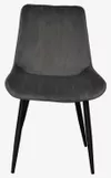 купить Комплект стол и стулья Evelin di Costacurta cтол DT-431-3R B + 4 стула YTC-055B Bluvel-14 (Dark grey) в Кишинёве 